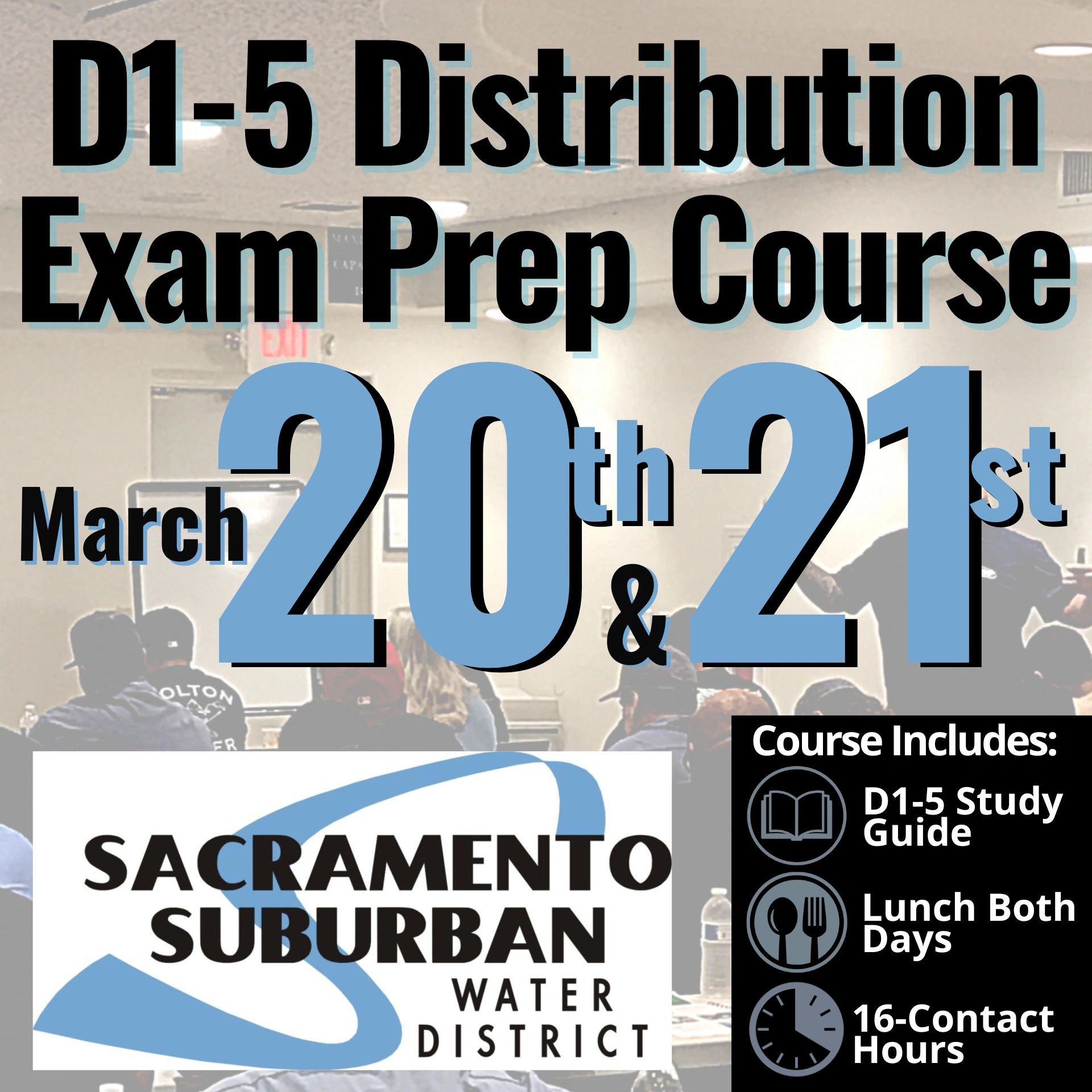 2Day Distribution Exam Prep Course Sacramento Suburban Water District